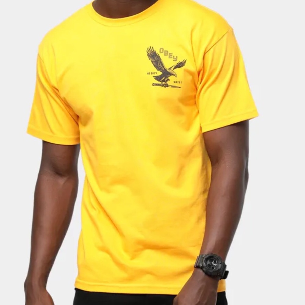 Obey Gold Eagle Switchblade Tee